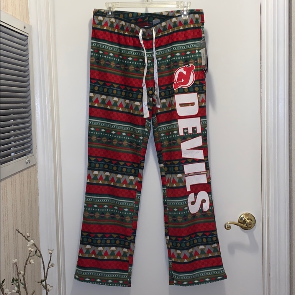 NHL NJ Devils sleep pants size M NWT